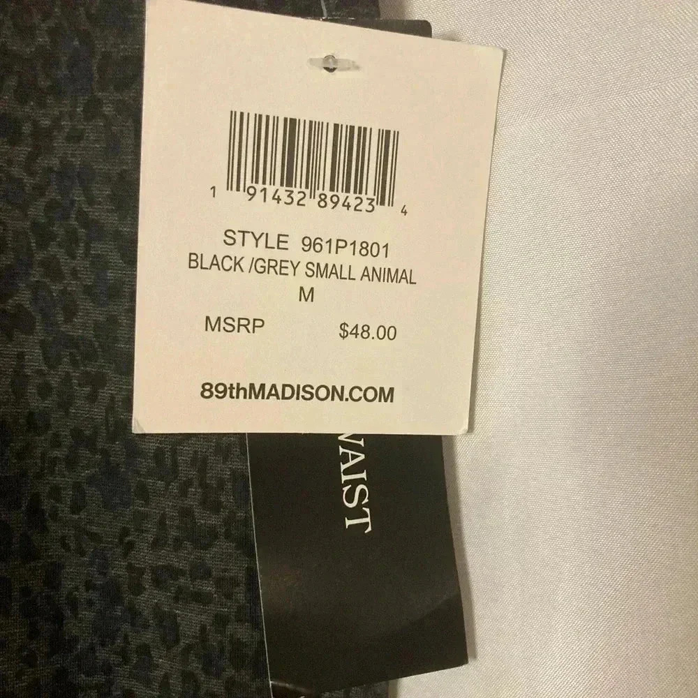 89th + Madison Pants Black/Gray Size Medium — image 2 of 5